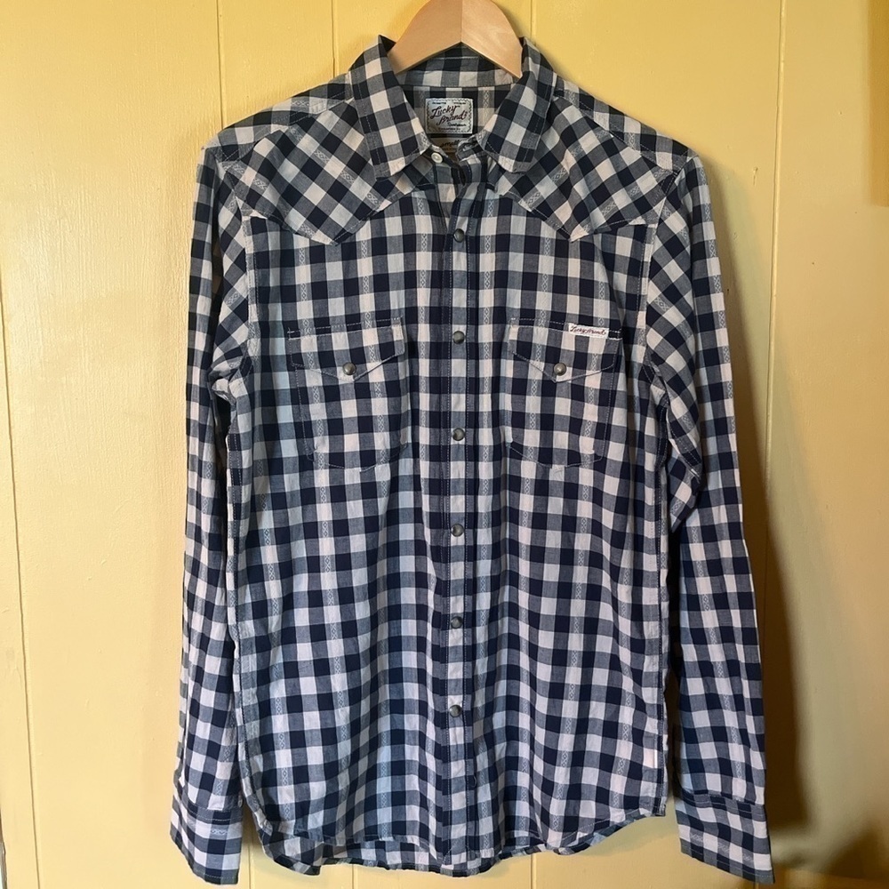 Men’s Lucky Brand Snap Button Western Shirt!